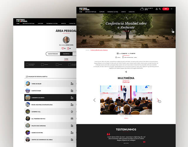 Paginas Meetings Portugal - Drupal